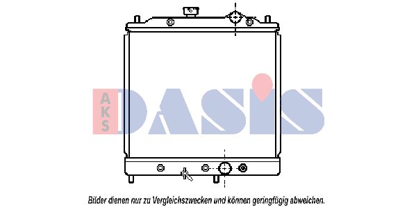 AKS DASIS Radiaator,mootorijahutus 140210N